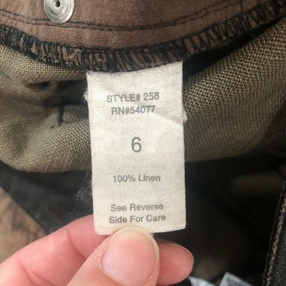 🎄CAbi Style 258 Linen Capri - Picture 5 of 8